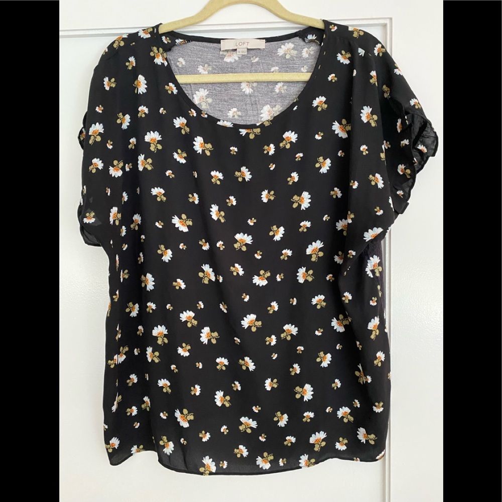 LOFT Floral Blouse